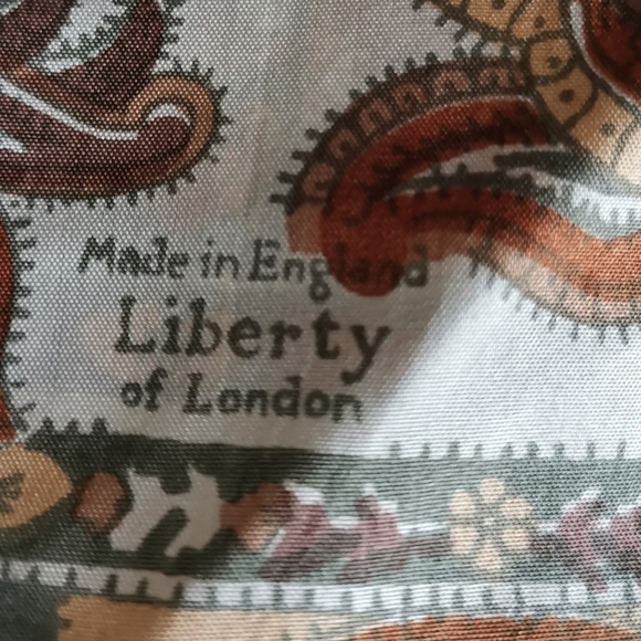 Vtg-Liberty of London Silk Scarf - Picture 6 of 7